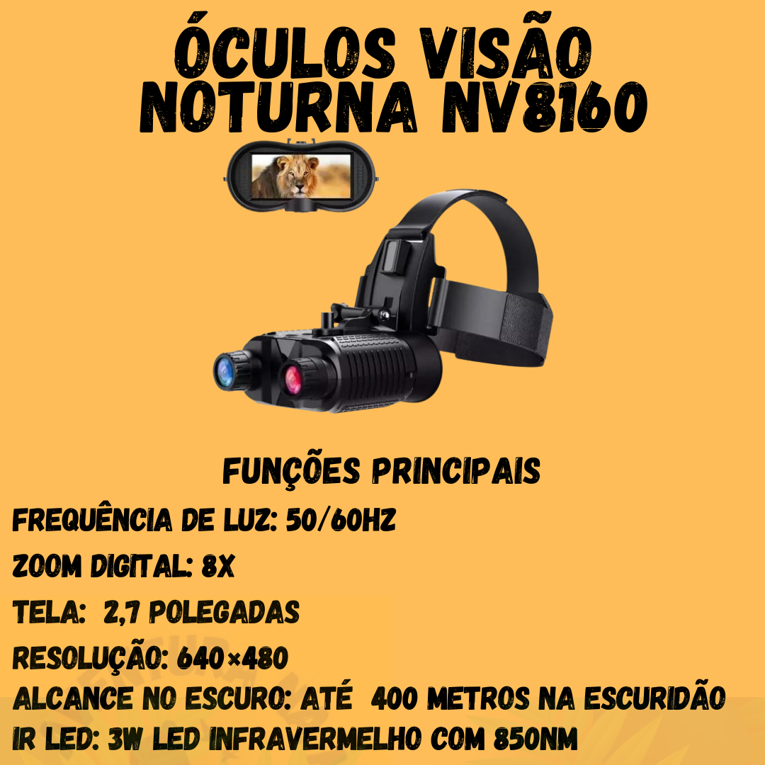 ÓCULOS DE VISÃO NOTURNA NV8160