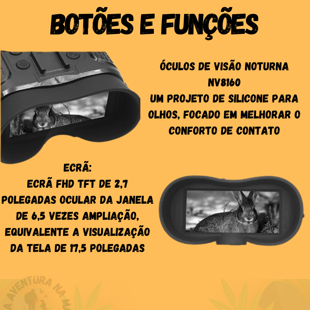 ÓCULOS DE VISÃO NOTURNA NV8160