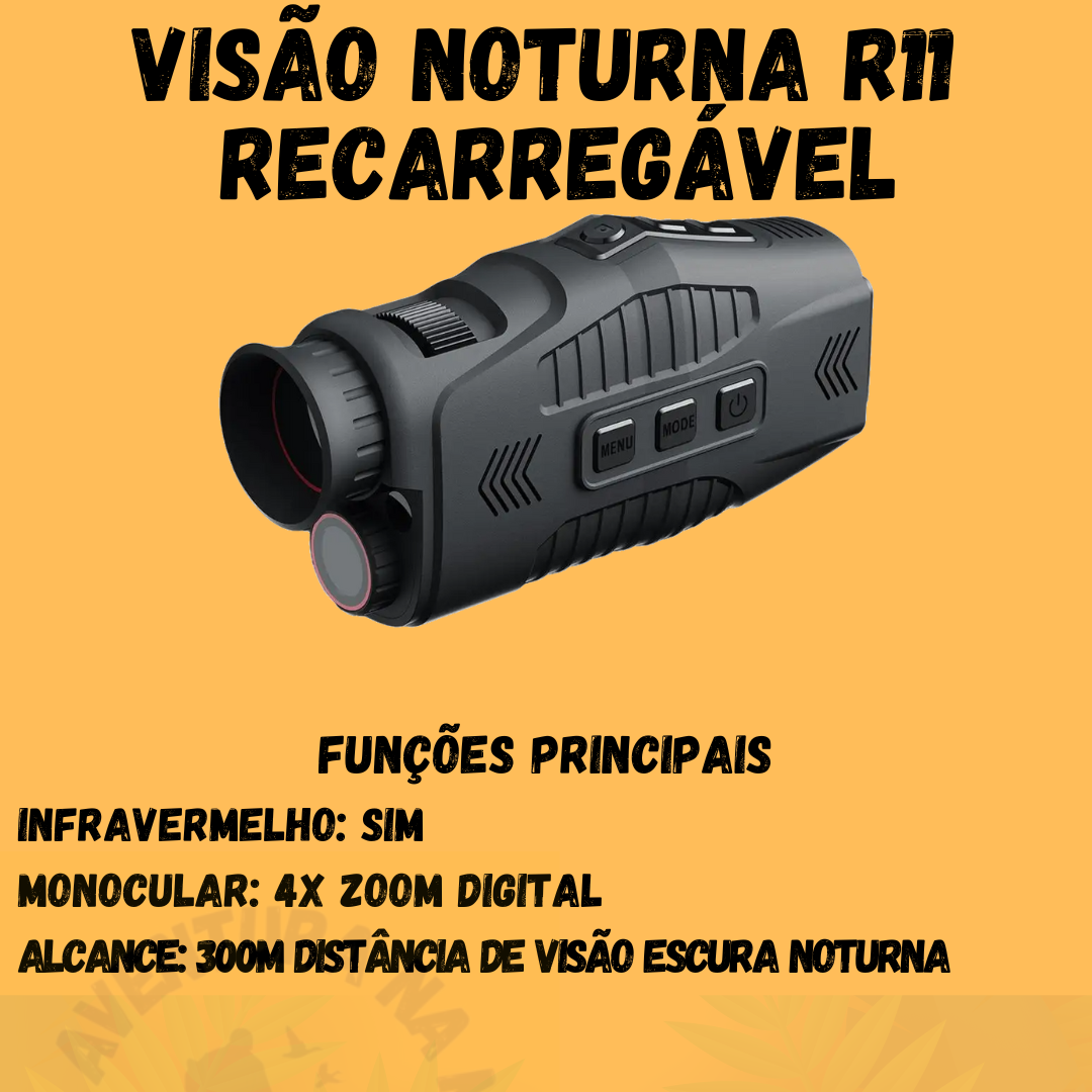 Visão Noturna R11 Recarregável