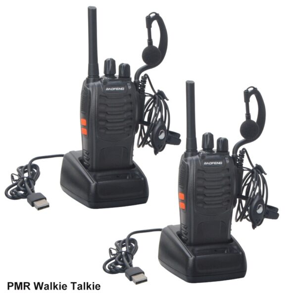 Kit 2 Rádios Comunicador Baofeng Bf-888s