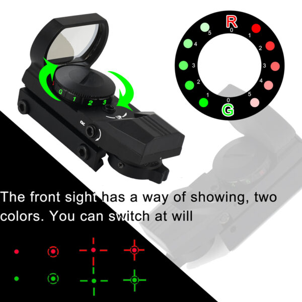 Luneta Com Retículo Luminoso + Mira Laser + Mira Holográfica - Image 8