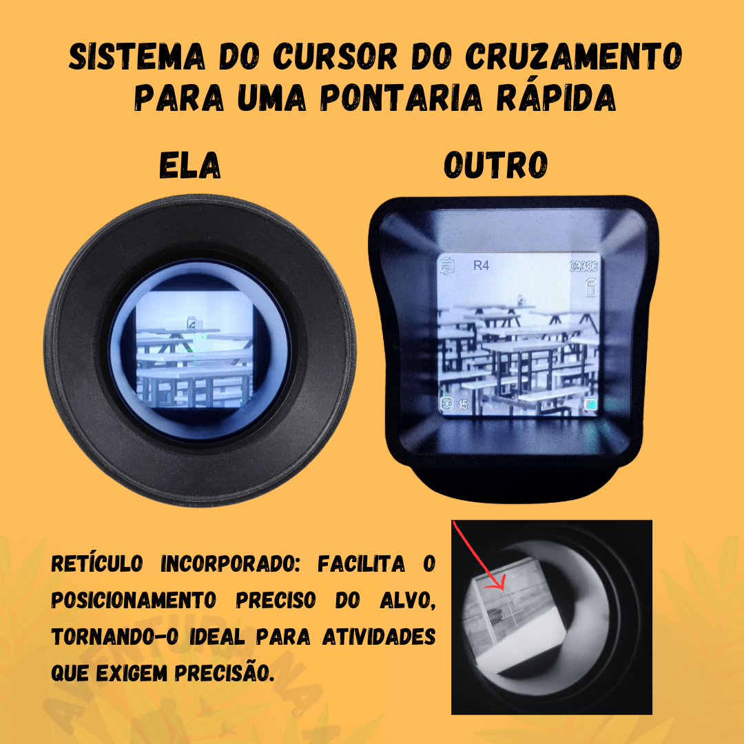 VISÃO NOTURNA COM MIRA AJUSTÁVEL 