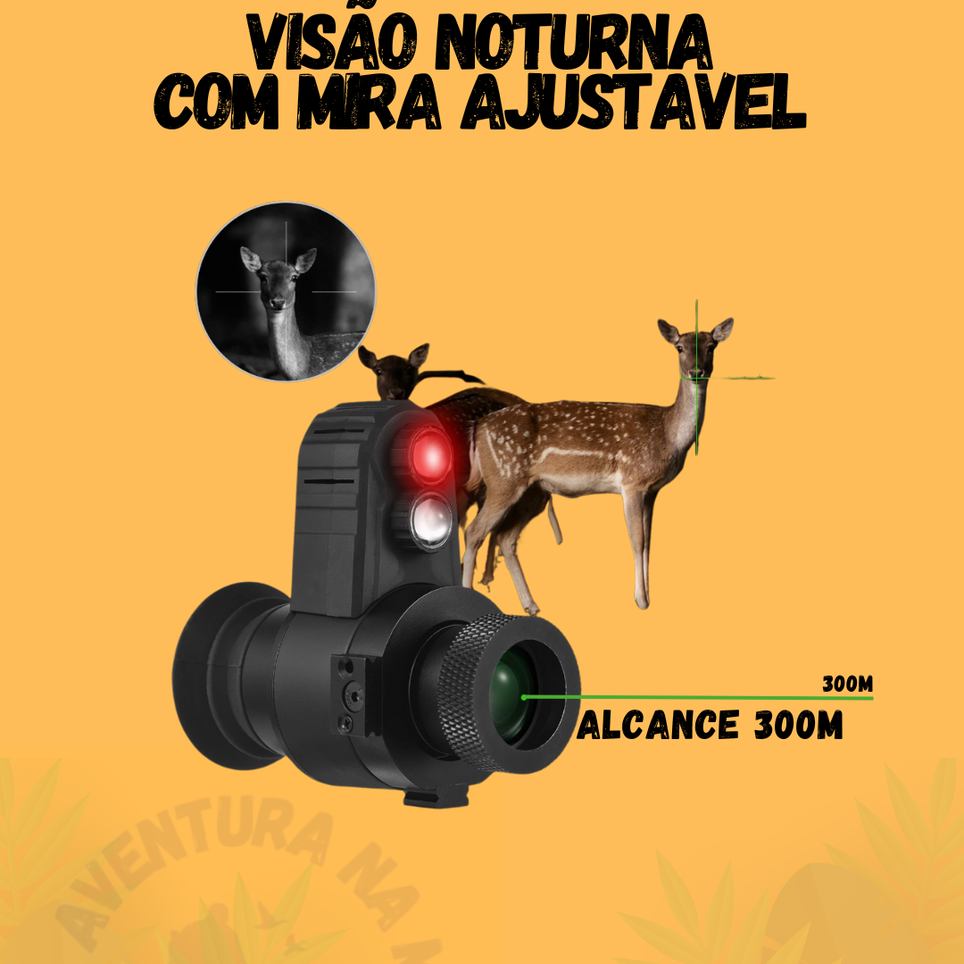 VISÃO NOTURNA COM MIRA AJUSTÁVEL 